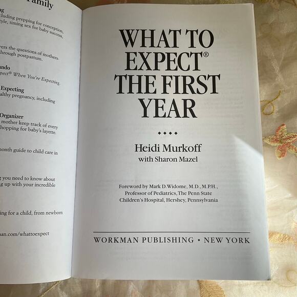 What to Expect the First Year 2nd Edition book - Picture 3 of 6
